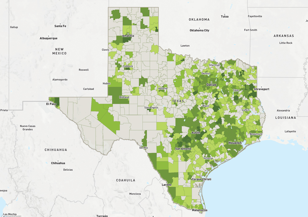 Texas TxDOT District Maps